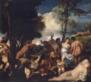 TIZIANO Vecellio Bacchanal or the Andrier USA oil painting artist